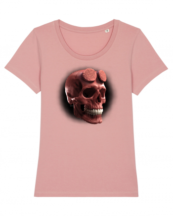 Craniu roșu - skull red 05 black Canyon Pink
