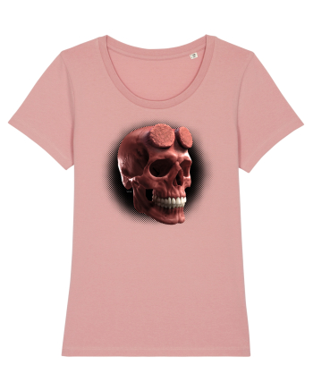 Craniu roșu - skull red 05 black Canyon Pink