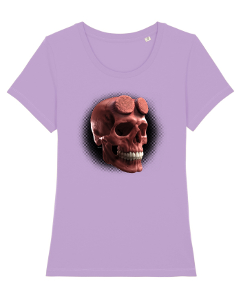 Craniu roșu - skull red 05 black Lavender Dawn