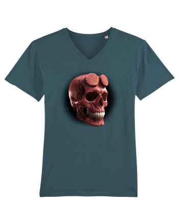 Craniu roșu - skull red 05 black Stargazer