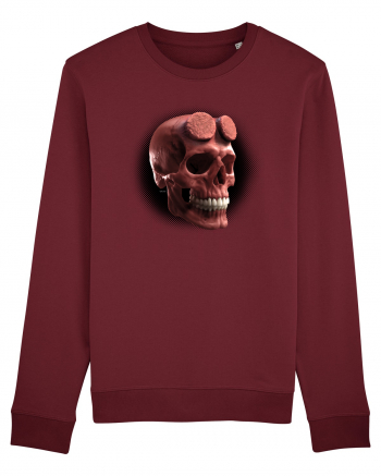 Craniu roșu - skull red 05 black Burgundy