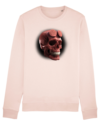 Craniu roșu - skull red 05 black Candy Pink