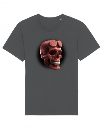 Craniu roșu - skull red 05 black Anthracite