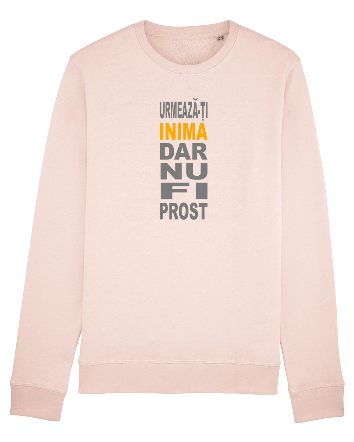 Bluză mânecă lungă Unisex Rise Candy Pink