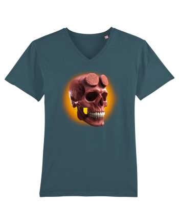 Craniu roșu - skull red 05 orange Stargazer