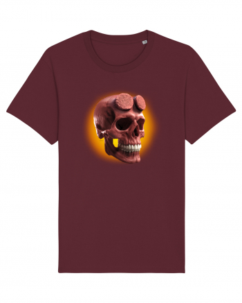 Craniu roșu - skull red 05 orange Burgundy