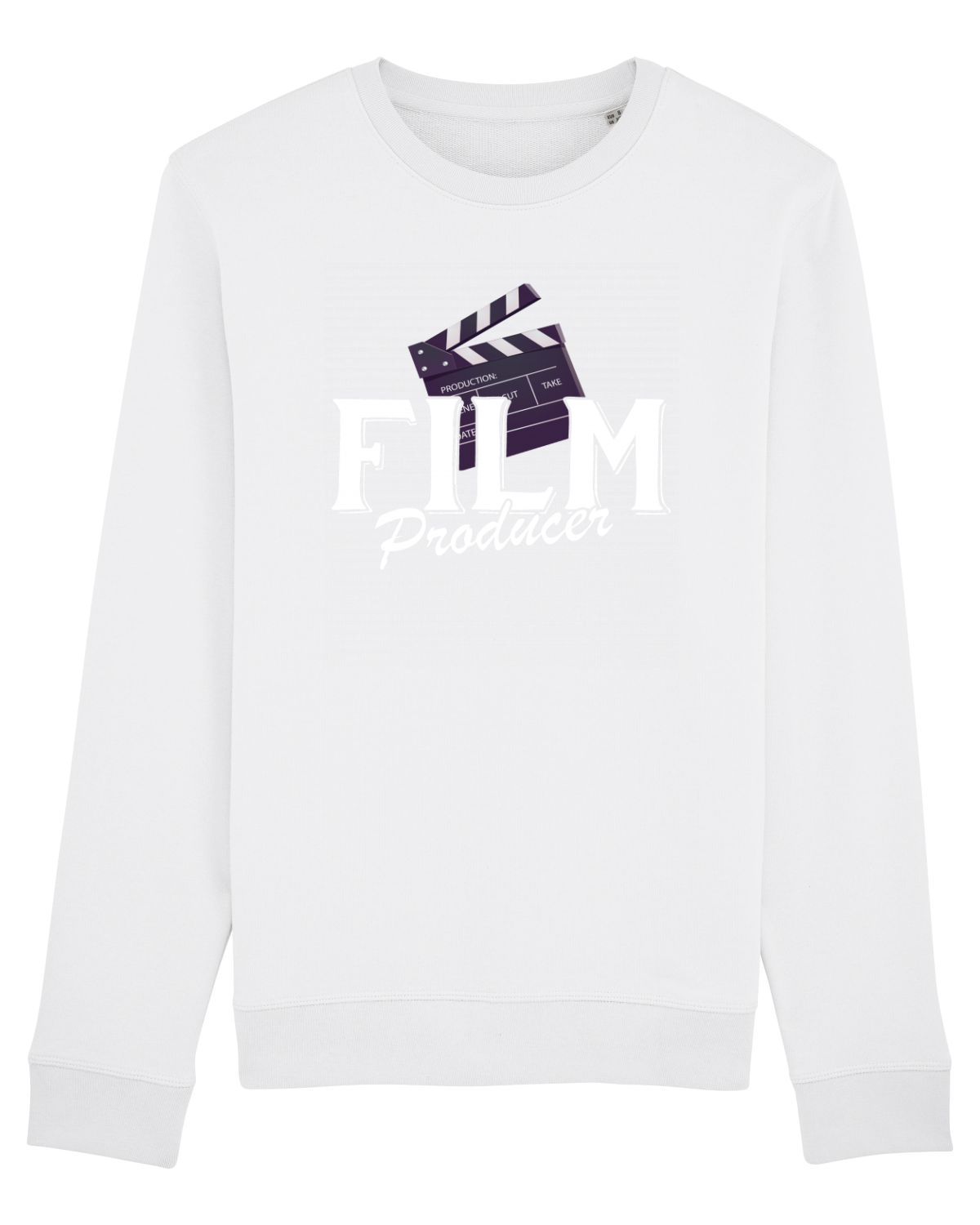 Bluză mânecă lungă Unisex Rise White