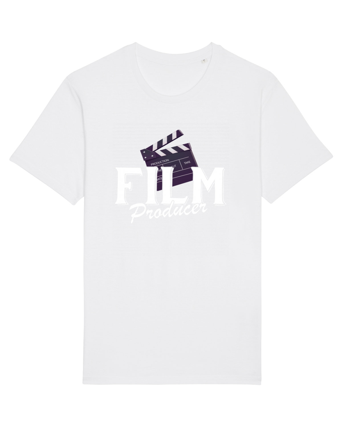 Tricou mânecă scurtă Unisex Rocker White
