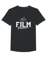 Film Producer Tricou mânecă scurtă guler larg Bărbat Skater