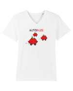 autoBUZE Tricou mânecă scurtă guler V Bărbat Presenter