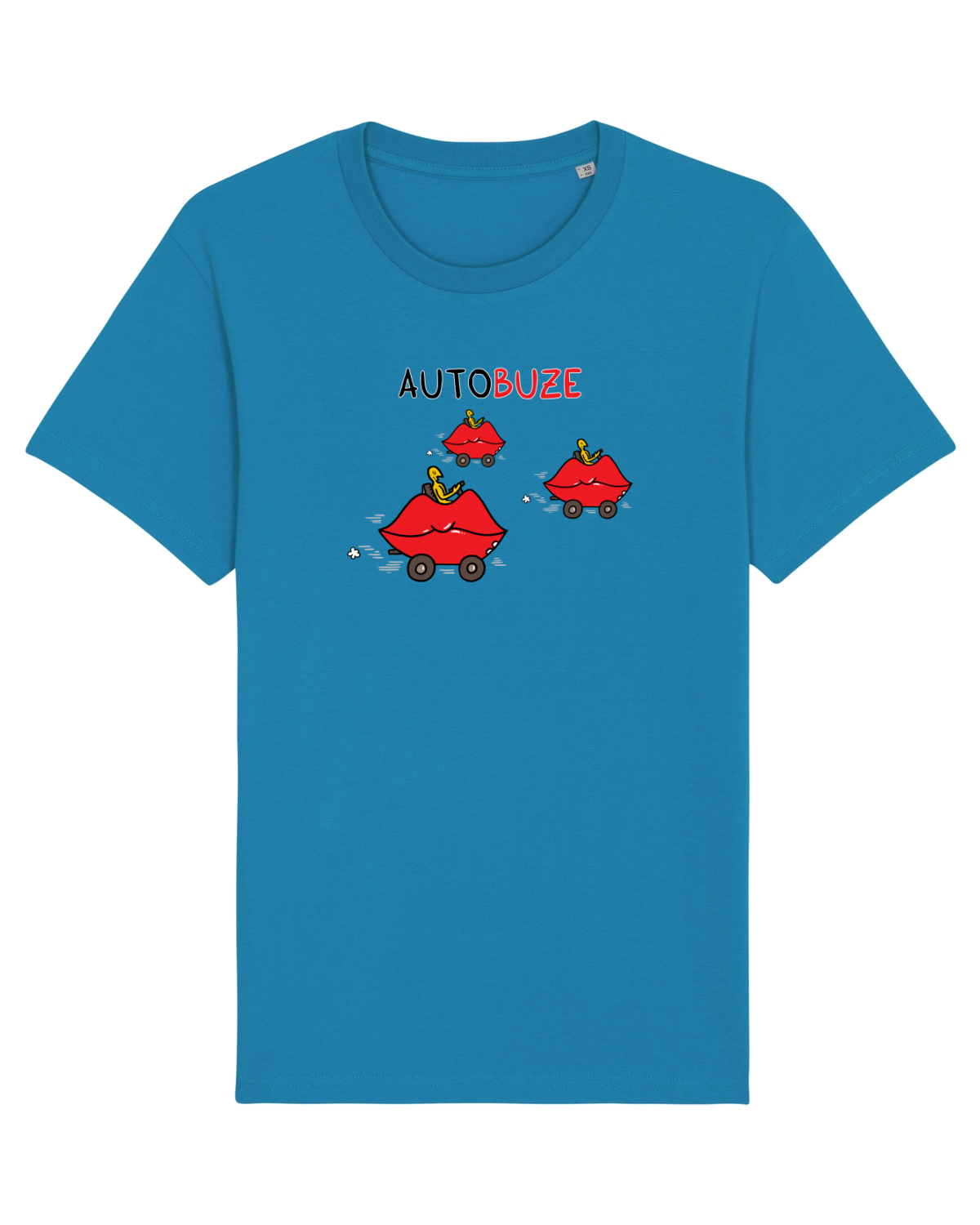 Tricou mânecă scurtă Unisex Rocker Azur