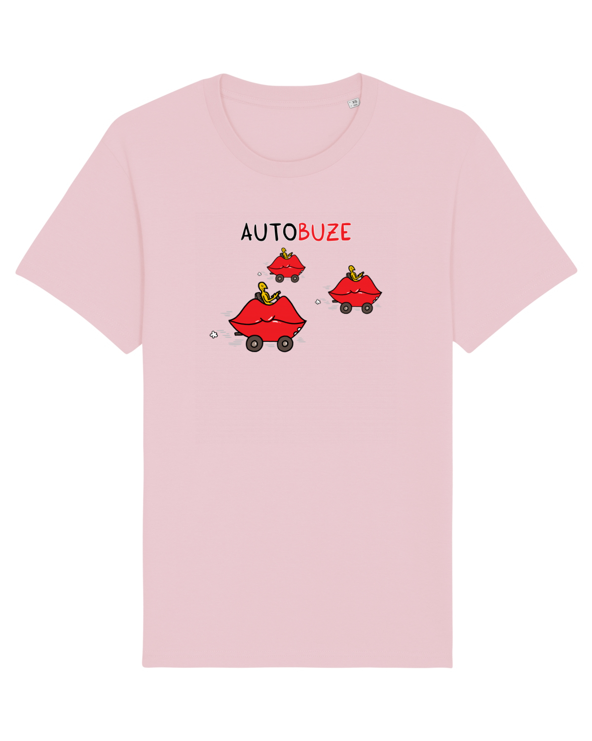 Tricou mânecă scurtă Unisex Rocker Cotton Pink