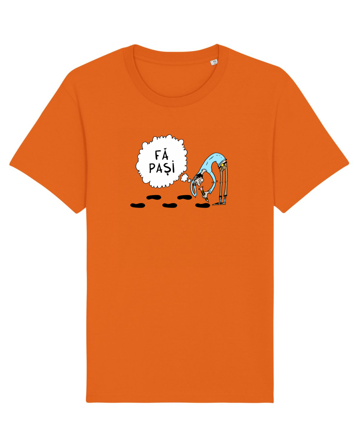 Tricou mânecă scurtă Unisex Rocker Bright Orange