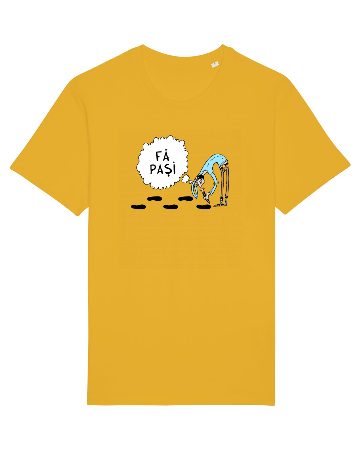 Tricou mânecă scurtă Unisex Rocker Spectra Yellow