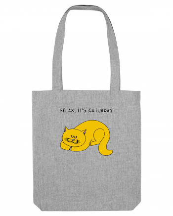 Relax, it's CATurday Heather Grey