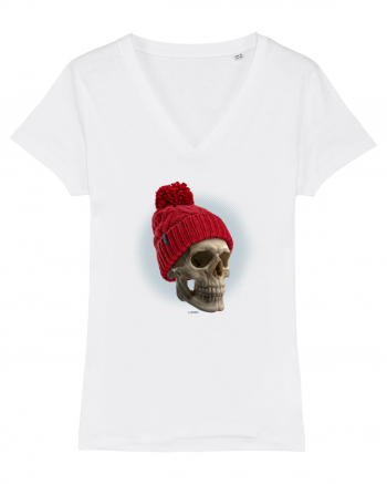 Craniu cu caciulă - skullbeanie 02-91 White
