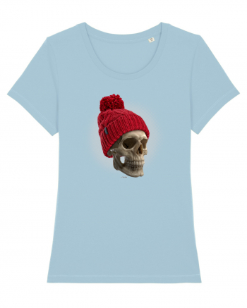 Craniu cu caciulă - skullbeanie 02-91 Sky Blue