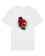 Craniu cu caciulă - skullbeanie 02-91 Tricou mânecă scurtă Unisex Rocker