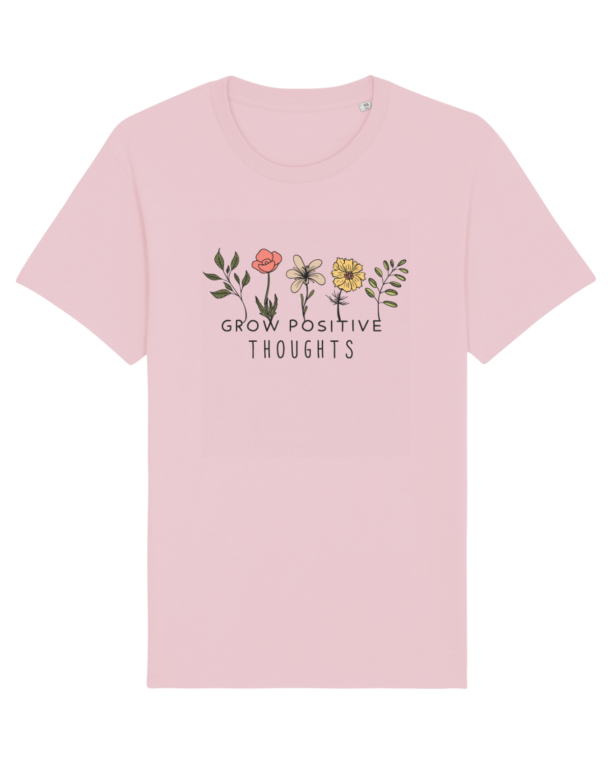 Tricou mânecă scurtă Unisex Rocker Cotton Pink