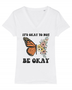 It's Okay To Not Be Okay Tricou mânecă scurtă guler V Damă Evoker