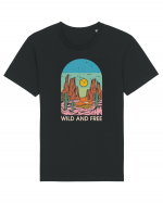 Wild And Free Tricou mânecă scurtă Unisex Rocker