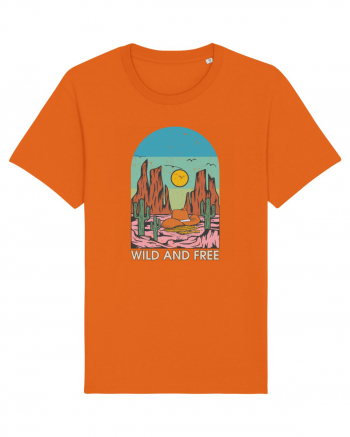 Wild And Free Bright Orange