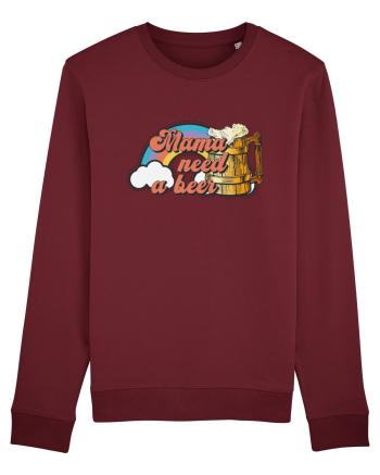 Mama Need A Beer Burgundy