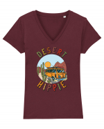 Desert Hippie Tricou mânecă scurtă guler V Damă Evoker