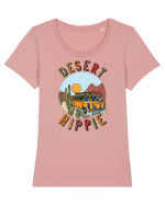Desert Hippie Tricou mânecă scurtă guler larg fitted Damă Expresser