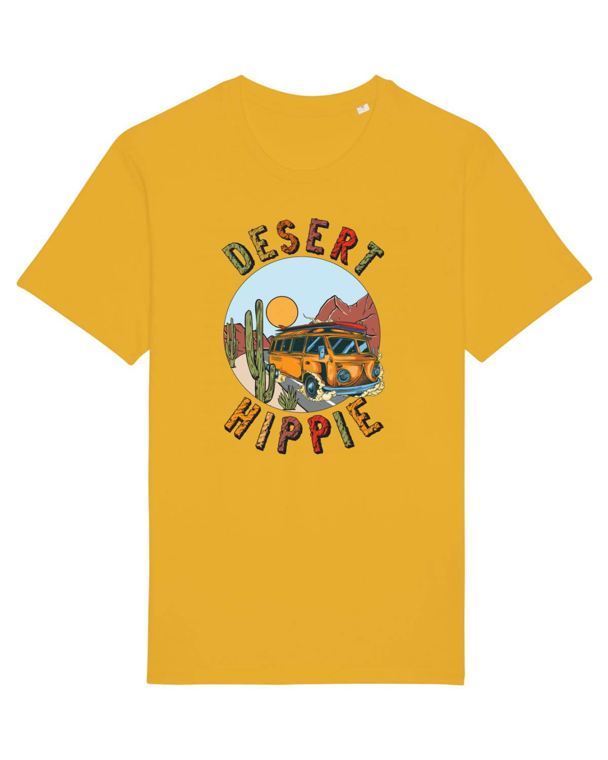 Tricou mânecă scurtă Unisex Rocker Spectra Yellow