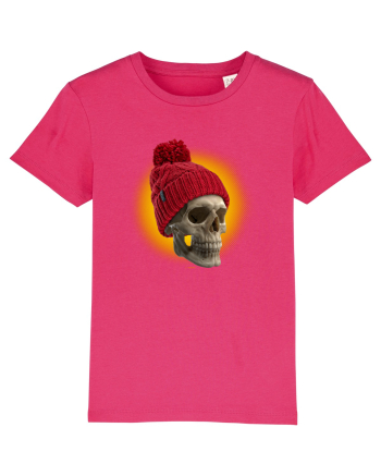 Craniu cu caciulă - skullbeanie 02-01 Raspberry
