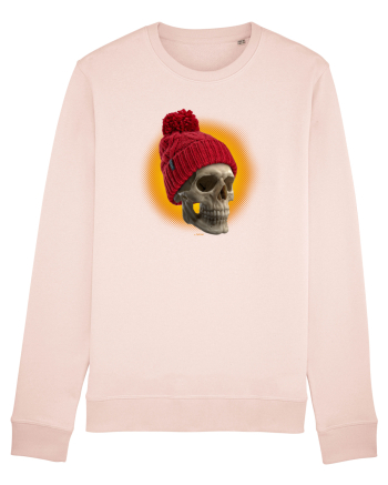 Craniu cu caciulă - skullbeanie 02-01 Candy Pink