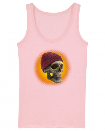 Craniu cu caciulă - skullbeanie 03-02 Cotton Pink