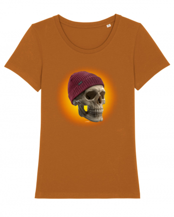 Craniu cu caciulă - skullbeanie 03-02 Roasted Orange
