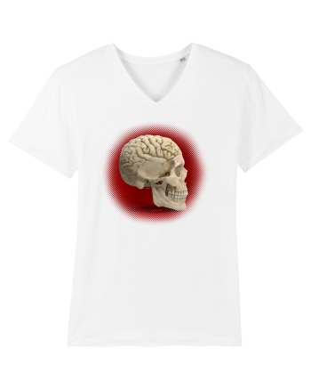 Craniu cu creier - skullbrain White