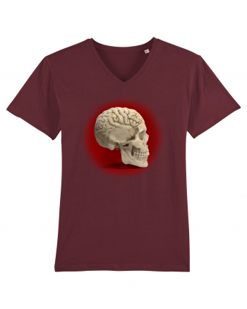 Craniu cu creier - skullbrain Burgundy