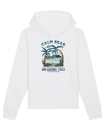 De vară: Calm seas and coconut trees White