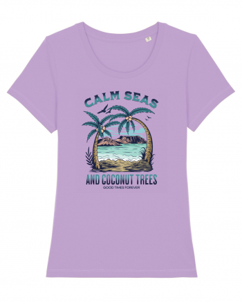 De vară: Calm seas and coconut trees Lavender Dawn