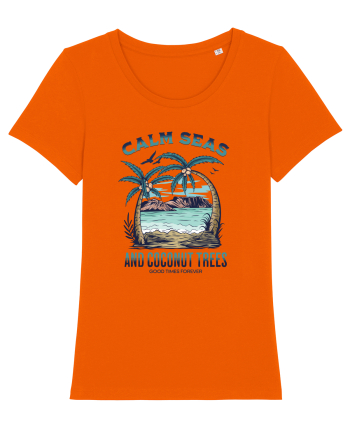 De vară: Calm seas and coconut trees Bright Orange
