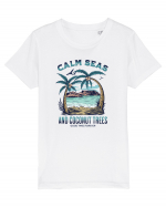 De vară: Calm seas and coconut trees Tricou mânecă scurtă  Copii Mini Creator