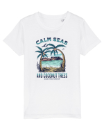 De vară: Calm seas and coconut trees Tricou mânecă scurtă  Copii Mini Creator