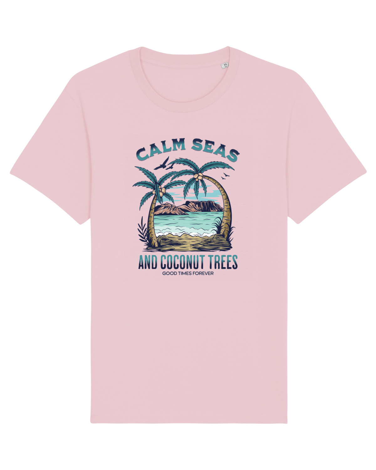 Tricou mânecă scurtă Unisex Rocker Cotton Pink