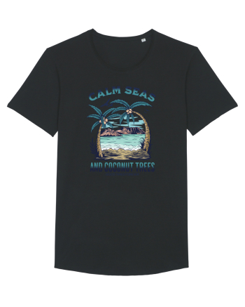 De vară: Calm seas and coconut trees Black