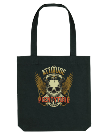 Attitude matters - Plentytude rocks Black