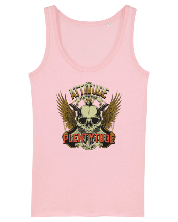 Attitude matters - Plentytude rocks Cotton Pink
