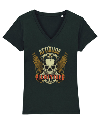 Attitude matters - Plentytude rocks Black