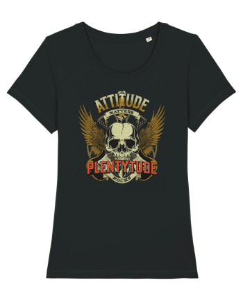 Attitude matters - Plentytude rocks Black