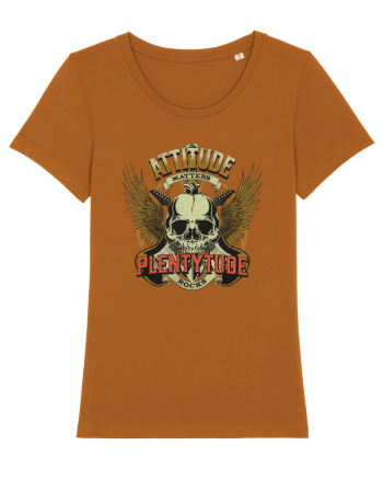 Attitude matters - Plentytude rocks Roasted Orange