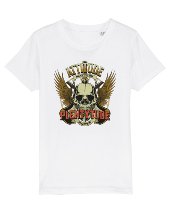 Attitude matters - Plentytude rocks White