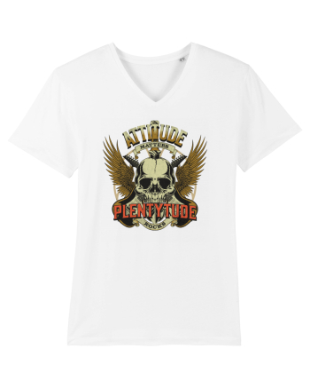 Attitude matters - Plentytude rocks White